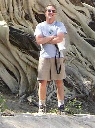 Baja trip: me next to a fig tree